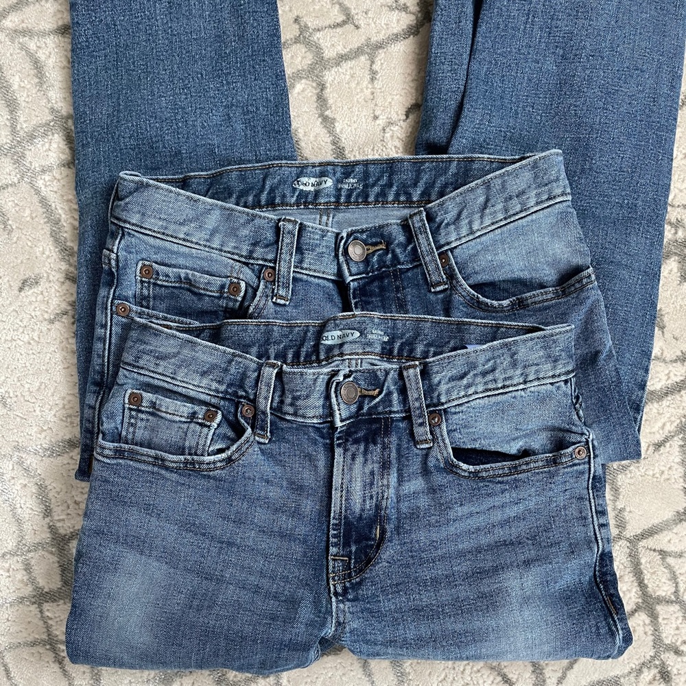 Old Navy Skinny Built-In Flex Men’s Jeans 2 Pair
